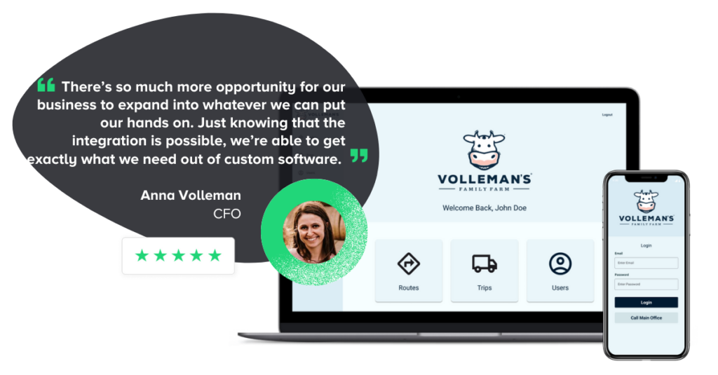 Vollemans Family Farm Client Quote