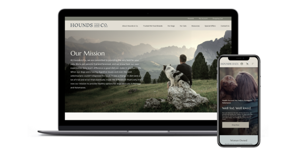 Hounds and Co. Website Revamp